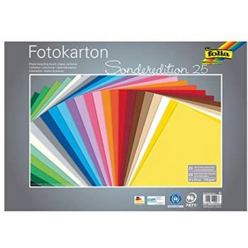 Folia Fotokarton 25 Farben 300 g/m² 35x50 cm