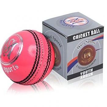 Mozi Sports® Pink Junior Cricket Ball 135gm