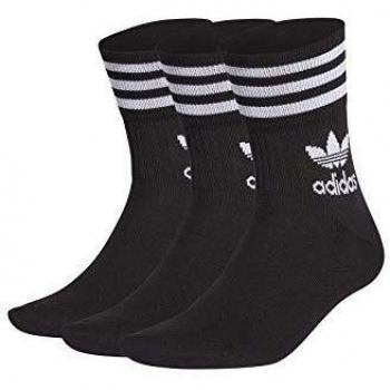 Adidas Mid Cut Crew Unisex Socken Schwarz 39-42