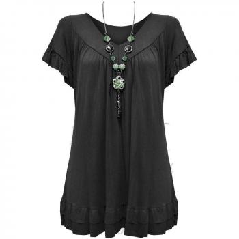 Frilly Hippy Necklace – Ladies, UK Size 16‑18