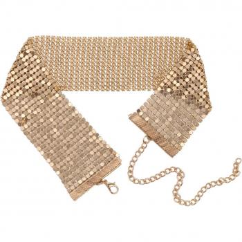 Shiny Wide Mesh Choker for Dance Costumes
