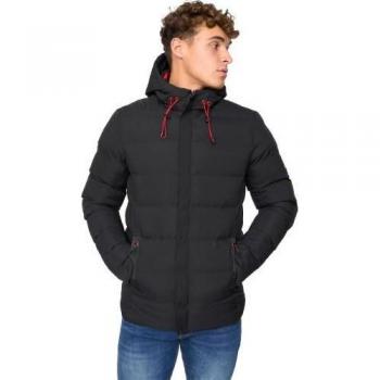 Crosshatch Herrenjacke XL, rot, mit geprägter Wattierung Kampleys