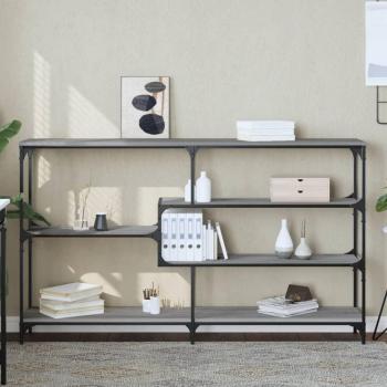 Table Console Bout de Canapé Sonoma Gris 160x32x95 cm