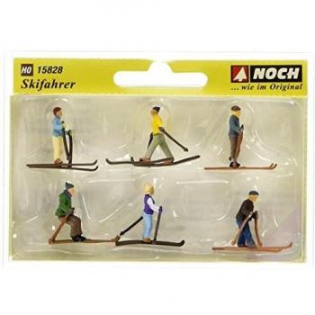 HO/OO Gauge Skiers Figure Set by Noch