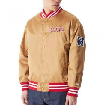 New Era Bomberjacke Varsity Satin, San Francisco 49ers, XL, Unisex