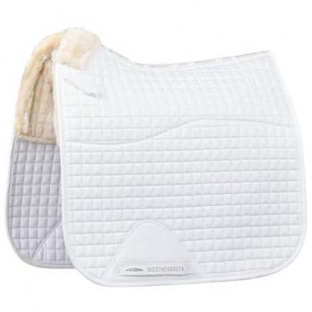 Weatherbeeta Prime CozyFleece Dressage Saddle Pad – White/Pony