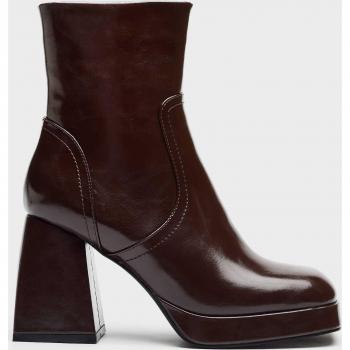 MIM Botines de mujer con tacón de bloque