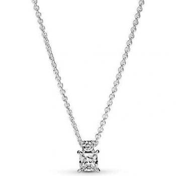 Gargantilla Pandora Círculo y Cuadrado Brillante 390048C01-45