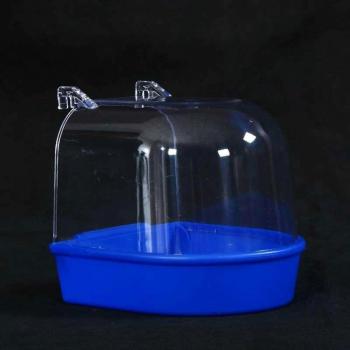 Cage à oiseaux avec baignoire intégrée