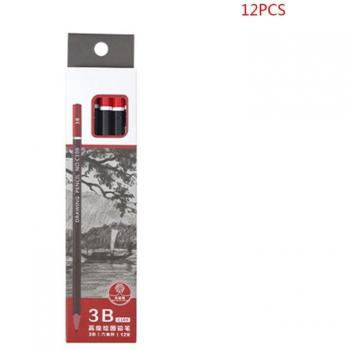 Bleistift Set 12 Teile, Graphit, für Zeichnungen und Notizen, 2H bis 10B