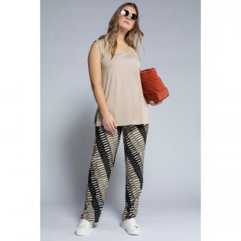 Pantaloni etnici ampi Ruby, donna, marrone, taglia 52, viscosa/fibre sintetiche