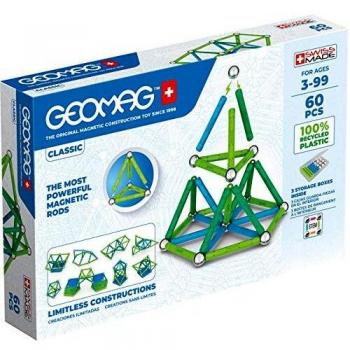 Geomag Classic Green Magnetic Construction Kit 60 Pieces