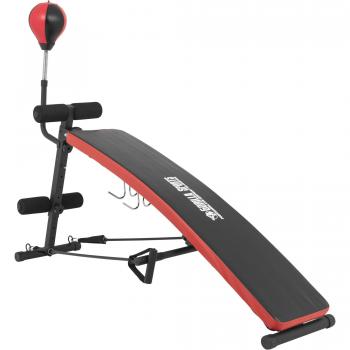 Sit-Up Bench with Punching Ball Attachment