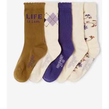 Lot de Chaussettes Fille Écru