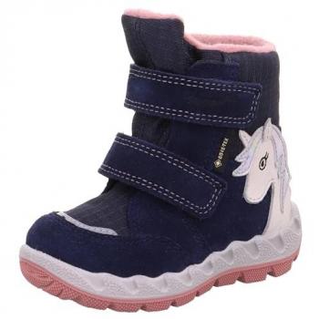 Botas Superfit 'Icebird' Azul Marino/Rosa/Offwhite
