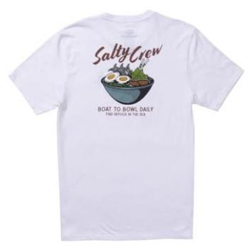 Fish Bowl Salty Crew T‑shirt bianco