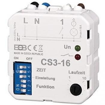 Zeitschalter Unterputz CS3-16 für Licht Ventilator in Bad Treppenhaus