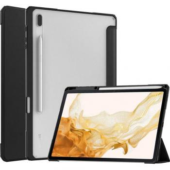 Funda transparente para Samsung Galaxy Tab S8 Plus con soporte para bolígrafo