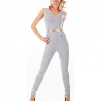 Maxi‑Overall „Trendsetter“ – Highwaist & Gürtel‑Akzent (S/M)