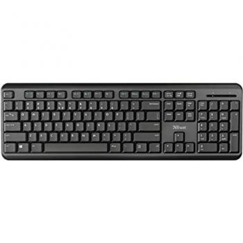 Trust TK-350 QWERTZ Wireless Keyboard per ufficio (Nero)