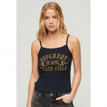 Camisole Superdry à motifs College Athletic bleu marine taille 14-16