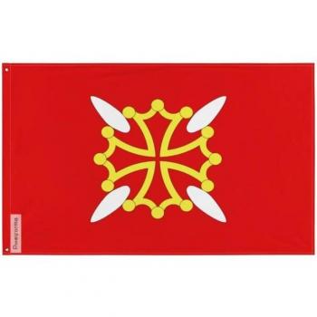 Haute‑Garonne Flag 120x180 cm, Polyester, Double‑Sided Print, Eyelet Reinforced