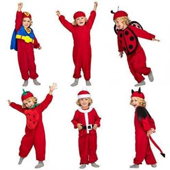 Disfraz Quick 'N' Fun Rojo para Niños 1-2 Años