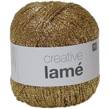 Fibre naturelle LAME et Fil à tricoter en or de Rico Design 002