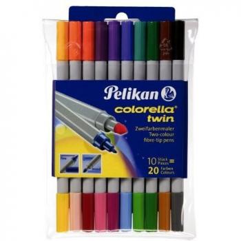 Pelikan Fasermaler colorella twin, 10er Etui