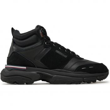 Sneakers M Runner Cordura Hi Lth Mix von Tommy Hilfiger Schwarz