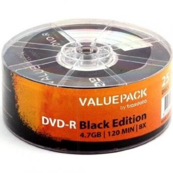 Traxdata DVD-R 4.7GB 8x Black Value Pack