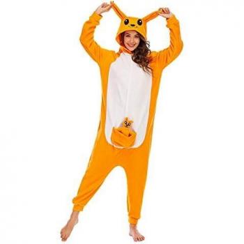 Animal Patterned Women's Hooded Sleep Suit