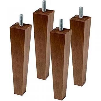 Gambe 200mm Noce Set 4 – Piedi per Divano, Armadio, Poltrona