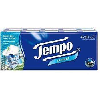 Tempo Protect Fazzoletti 10 Pacchetti Tempo Tempo