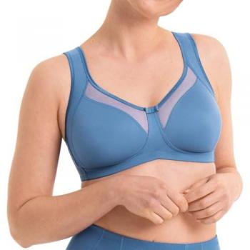 Anita Women's Clara Moulded Soft-Cup Bra (Blue, Size 42F)