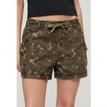 Short Casual Camuflaje Verde–Caqui Beige – Superdry