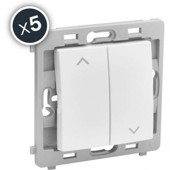Boîte de 5 interrupteurs de volet roulant