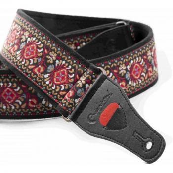 Red 2.2 (6 cm) Wide, 35.2–50.6 (90–150 cm) Long Guitar Strap
