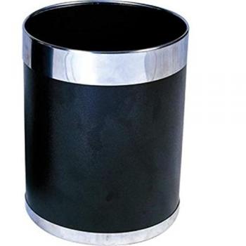 Bolero Abfallerde 10 L, silberfarbener Rand