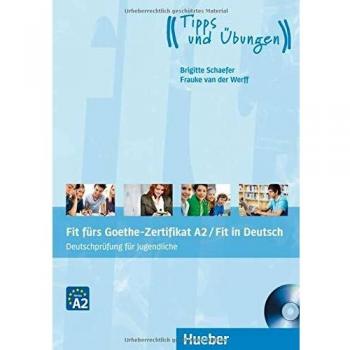 Libro FIT FURS ZERTIFIKAT A2 JUGENDL +MP3 de editorial HUEBER