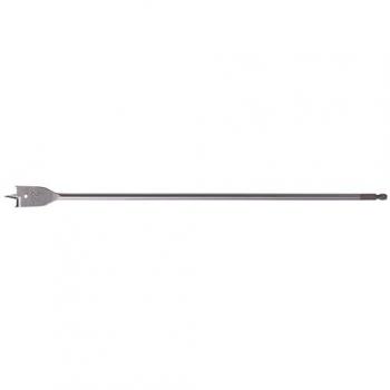 Makita 1/4” Hex Flat-Drill Bit for Wood – 400 mm Length, 22 mm Shank