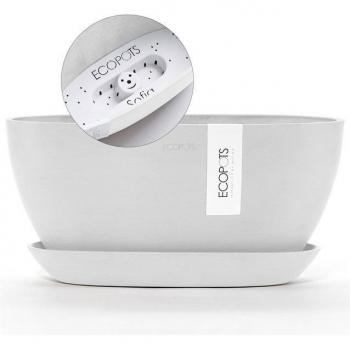 ECOPOTS Sofia Blumentopf Set mit Untersetzer