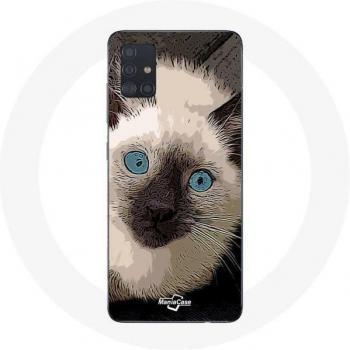 Siamese Cat Design Case for Samsung Galaxy A71