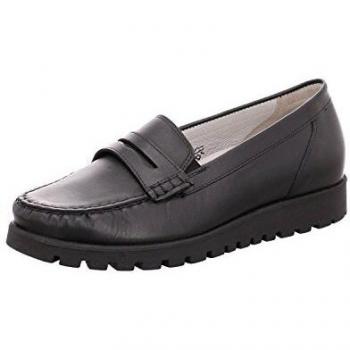 Mocassins Waldlaufer pour femmes Noir Uk 6.5