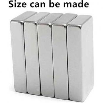 Bloc aimanté cuboïde N52 50x25x10mm