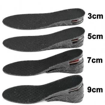 Semelle intérieure avec coussin d'élévation réglable de 3 à 9 cm