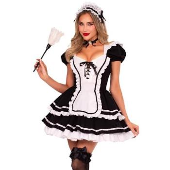 Leg Avenue Anziehendes Maid Kostüm (S)