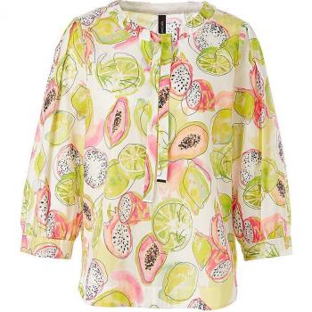 Marc Cain Bluse Gelb Größe 38 Wc 51.26 W27