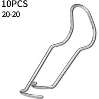10pcs 16-20mm Pipe Fixing Clamp Steel Spring Clip for Garden Hardware