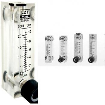 PMMA Gasflowmeter 1/4 BSP weiblich Rotameter LZT-6T